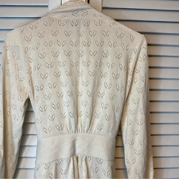 BELLDINI IVORY BOHO BELTED CARDIGAN - Picture 4 of 6